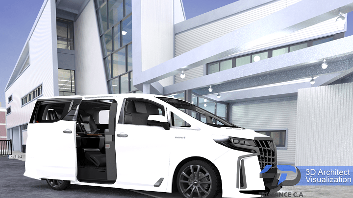 PROJECT MODEL TOYOTA ALPHARD INTERIOR DESIGN