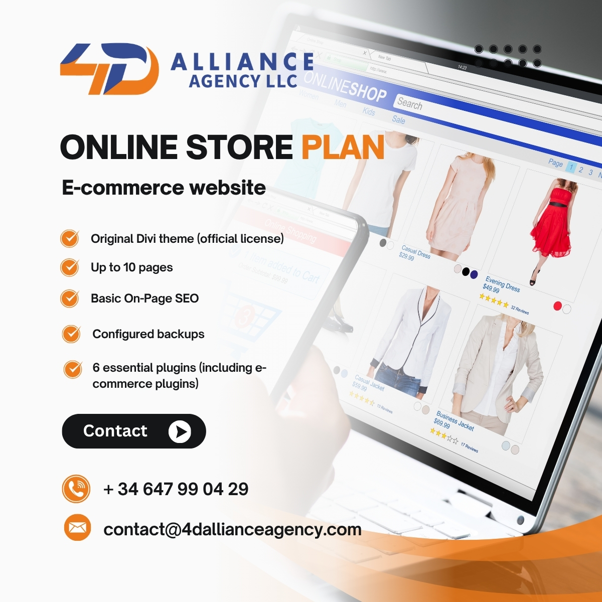 ONLINE STORE PLAN – E-commerce Website